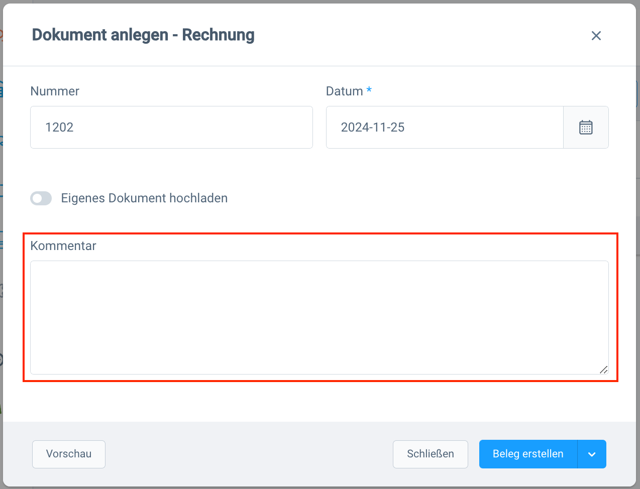 Rechnungskommentar_Pickware Admin.png